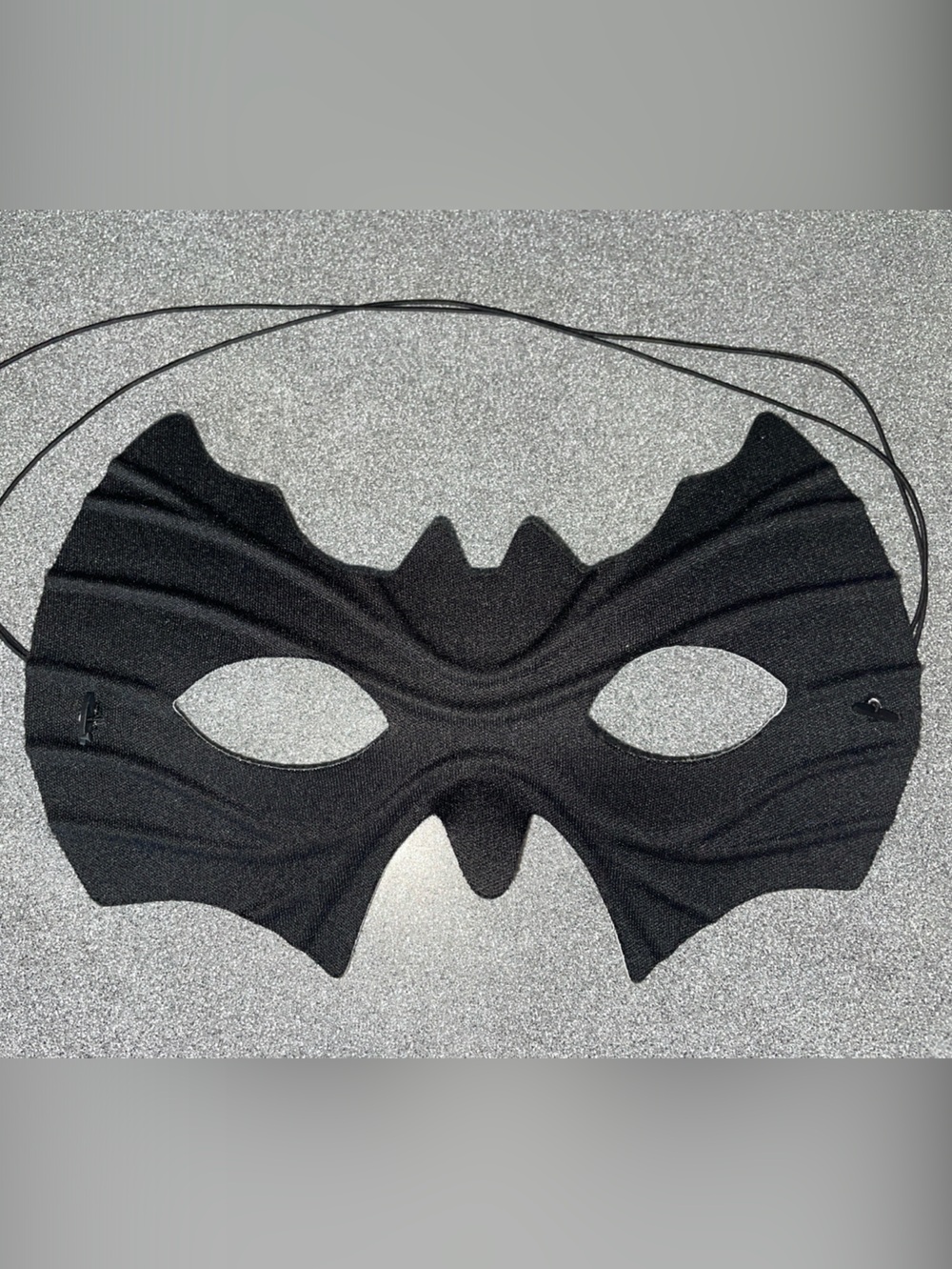 Black Bat-Style Eye Mask